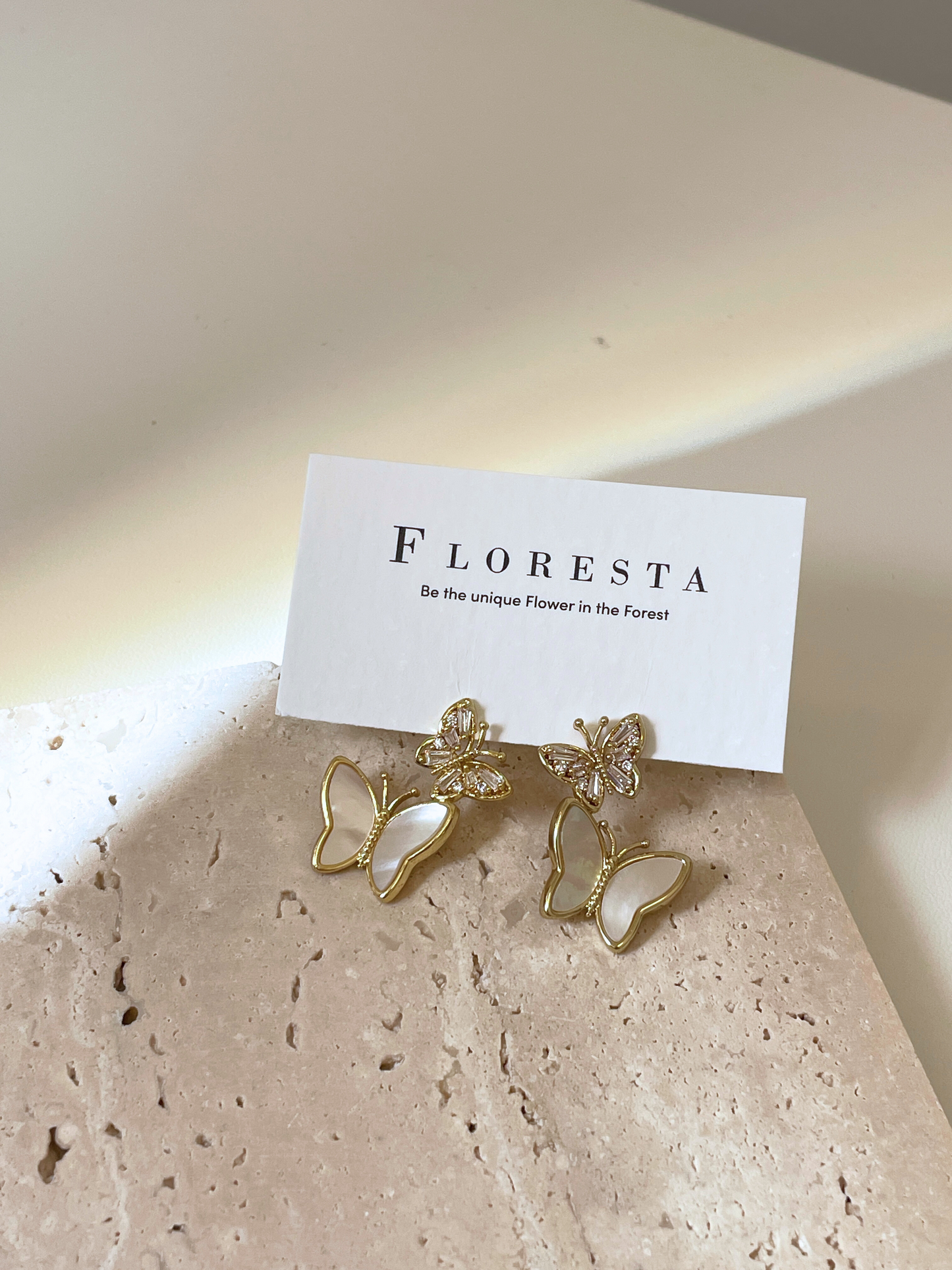 Butterfly & Sunshine earrings🦋
