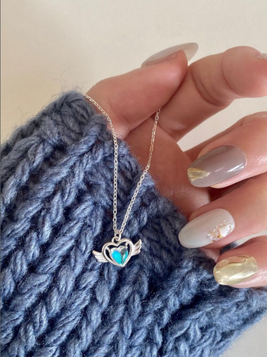 <Bestଘ> 925 Silver Aurora with wings