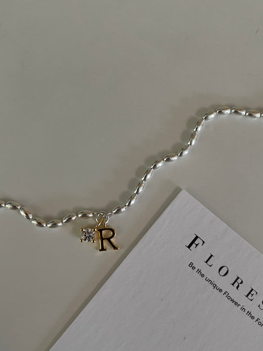 <Must Have!!> 925 Silver your initial bracelet