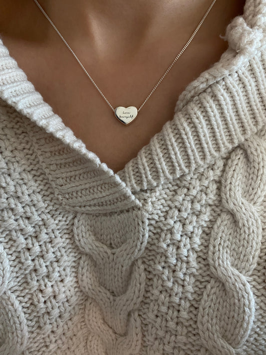 【Engraving 訂製刻字】925 Silver “My dear ___” Necklace