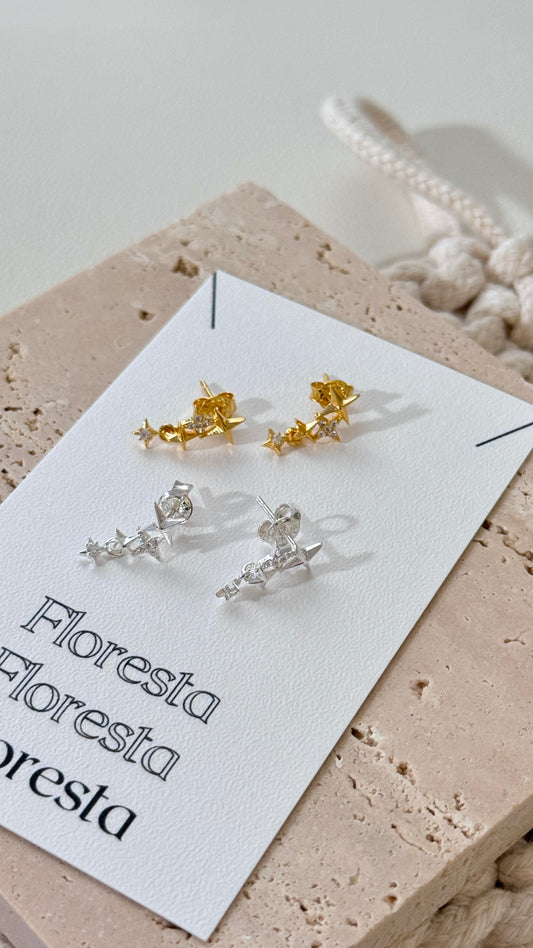 925 Silver Sparkle Earrings