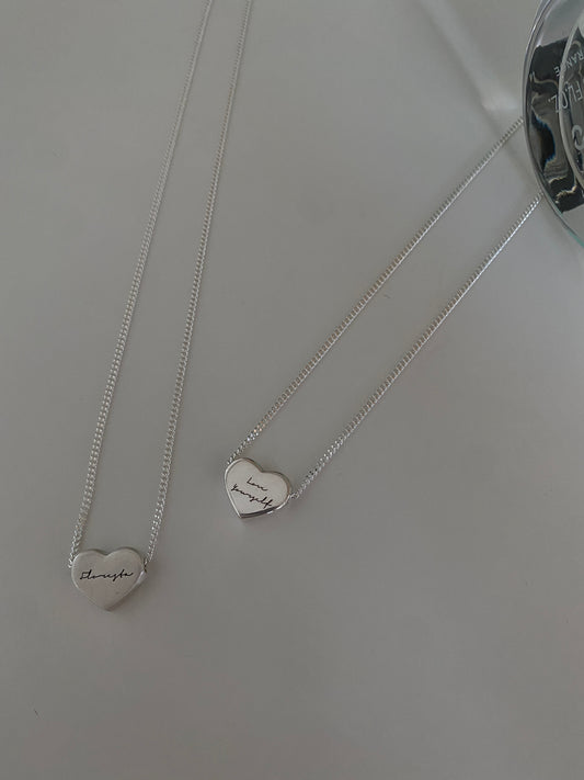 【Engraving 訂製刻字】925 Silver “My dear ___” Necklace